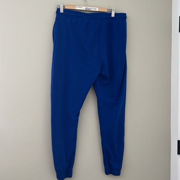 Gymshark Blue Sweatpants Tapered Fit Elastic Cuffs - Picture 2 of 3
